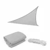 Rana sun sail, trokutasta, 3x3x3 m, siva