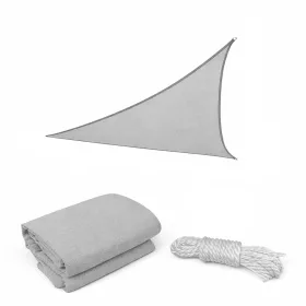 Rana sun sail, trokutasta, 3x3x3 m, siva