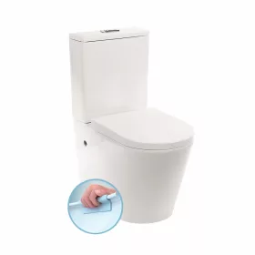   Paulo kombinirani WC bez oboda s donjim/bočnim izlazom i sjedalom s mekim zatvaranjem
