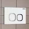 Roya 083 bijelo gumb za ispiranje WC-a