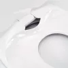 Rion 2-u-1 sjedalo za WC s adapterom, bijela plastika, meko zatvaranje