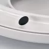 Rion 2-u-1 sjedalo za WC s adapterom, bijela plastika, meko zatvaranje