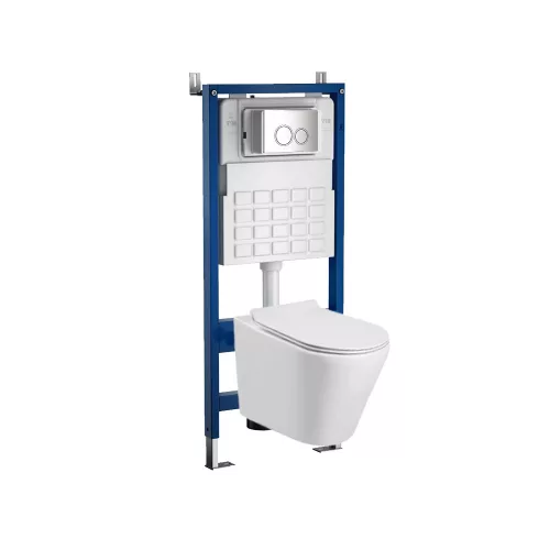 Roya Ride 82CHR zidno montirani WC komplet