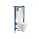 Roya Ride 82CHR zidno montirani WC komplet