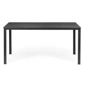 Sklopivi stol za 6 osoba, 156x78 cm, sivi polywood