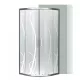 Spirit Bamboo 80x80 cm zakrivljena tuš-kabineta bez tuš-tave