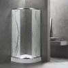 Spirit Bamboo 80x80 cm zakrivljena tuš-kabineta s tuš-podlogom
