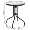 60 cm okrugli vrtni stol