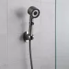 Kori ručni tuš s 3 funkcije i držačem za tuš, sivi