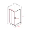 Spirit Matrix 90x90 cm ormarić za tintu veličine četvrtine s jastučićem za tintu