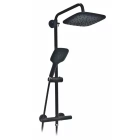 Vesuvio crni set s termostatskim mješalicom