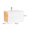Vario Clam 80 ormar s umivaonikom