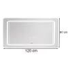 Vid 120 zrcalo s LED svjetlom