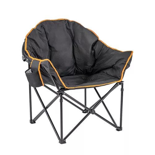 Leziter ribolovni stolac, crni