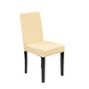 Kelly bőr étkezőszék bézs színben