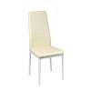 Tino NOVA Étkezőszék bézs textilbőr + fém