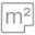 3,4 m²